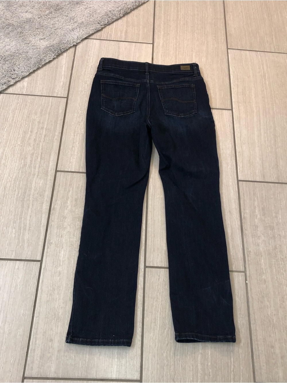 Straight-Leg Women’s Jeans in Deep Indigo size 10 NWOT